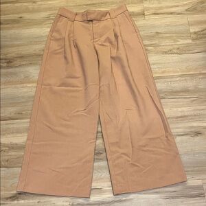 Abercrombie & Fitch Women's Camel Wide-Leg Pants